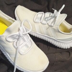 Adidas Kaptir X Cloudfoam Men’s Sneakers in Triple White Size 8